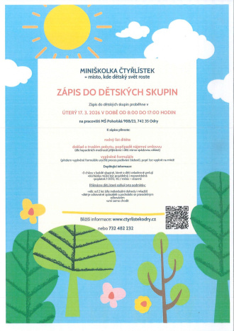 MINIŠKOLKA ČTYŘLÍSTEK