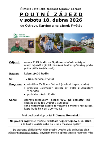 poutní zájezd